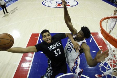 Karl-Anthony Towns elegido en el tercer mejor equipo de la NBA