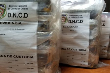 DNCD ocupa 13 paquetes de cocaína y apresa a tres personas vinculadas al alijo