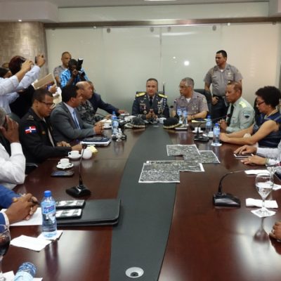 Director PN y organizadores Marcha Verde coordinan seguridad del evento para el próximo domingo