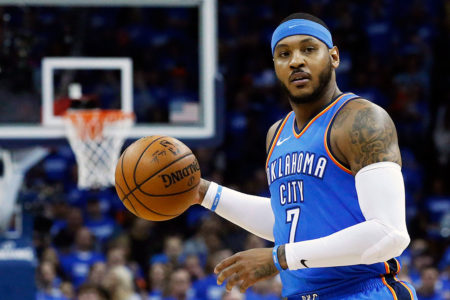 Carmelo Anthony firma los con Rockets