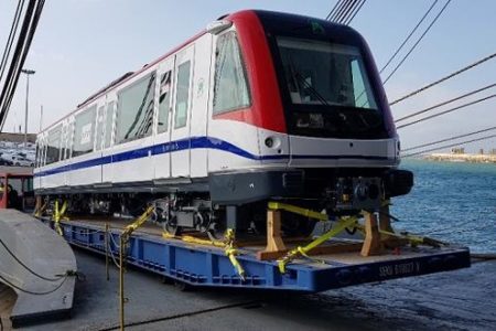 Llegará al país segunda partida de trenes para la Línea 2B del metro de Santo Domingo