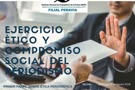 SNTP filial Peravia realizará primer panel sobre «Etica y compromiso social del periodismo»