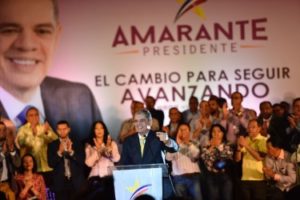 Amarante afirma Leonel representa el caudillismo  del pasado