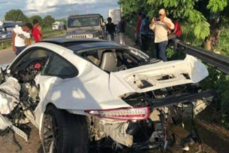 Sobrino de empresario Frank Rainieri sufre aparatoso accidente en Autovía del Este