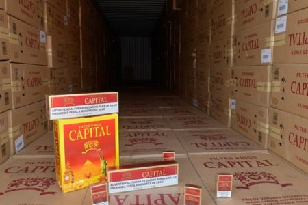 Incautan cargamento cercano a 10 millones de cigarrillos en Haina