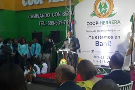 Inauguran  Cooperativa Herrera en Baní