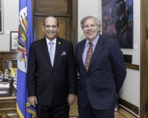 Almagro será conferencista magistral de la Reunión de Autoridades Electorales de la OEA en Santo Domingo.