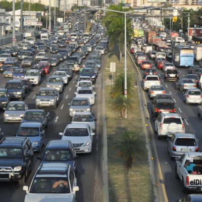 Choferes también paralizan el tránsito Distrito Nacional