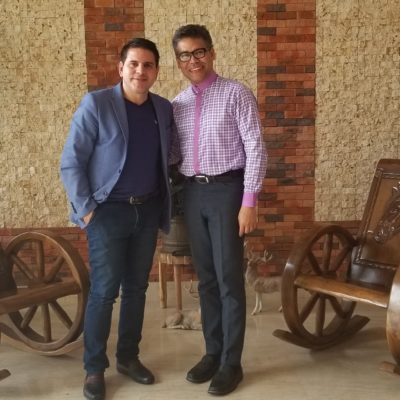 Carlos Peña sostiene encuentro con Fabricio Alvarado,  excandidato presidencial de Costa Rica