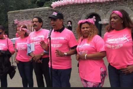 Congresista Espaillat encabeza caminata latina “Hacia Un Mañana Libre de Cáncer» en Washington Heights