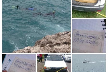 Hombre se lanzó al mar con fines suicidas; una Lancha rápido de la Armada y los Bomberos acudieron de inmediato a socorrer