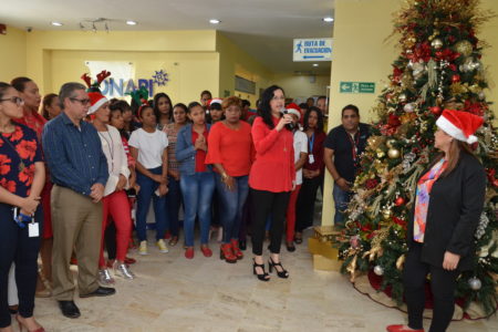 Directora de ONAPI  resalta logros de la institución en bienvenida a temporada navideña