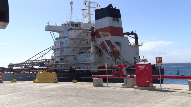 Reciben primera 38,516 toneladas de carbón  mineral para primera unidad de Punta Catalina