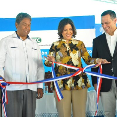 icepresidenta Margarita Cedeño entrega en Cabral nuevo Centro Tecnológico Comunitario