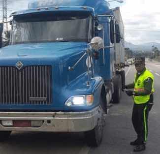 Digesett multó a 987 camioneros en 4 días