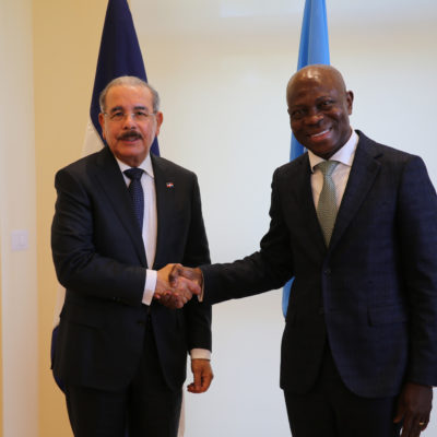 Danilo Medina y Gilbert Houngbo fortalecen alianza gobierno dominicano y FIDA para impulsar desarrollo agrícola