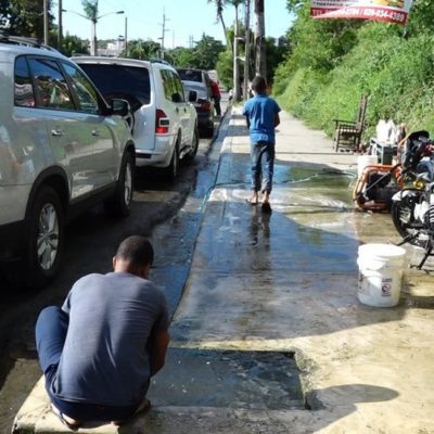 Incautarán vehículos encuentren en lavaderos improvisados