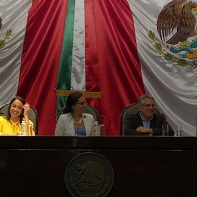 Faride Raful expone en México avances y retrocesos en la legislación nacional