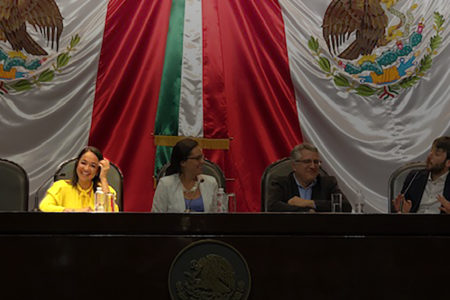 Faride Raful expone en México avances y retrocesos en la legislación nacional