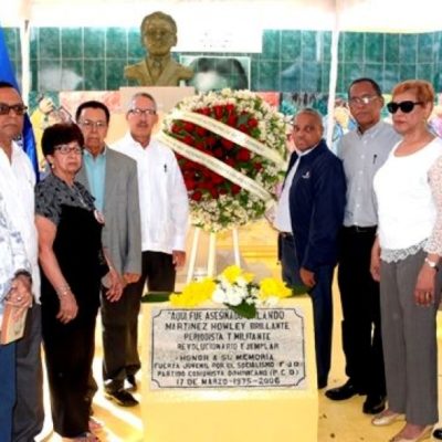 Realizan homenaje a Orlando Martínez al cumplirse aniversario de su muerte