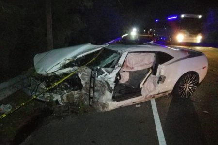 Accidente deja dos personas fallecidas en Baní, entre ellas el pelotero Braulio Lara