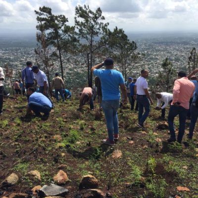 Ministerio de Medio Ambiente inicia Primera Temporada de Reforestación en Loma Guaigüí,  La Vega