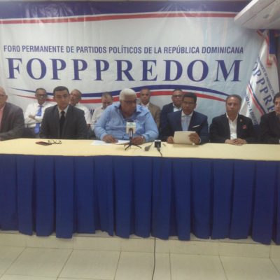 Fopppredom advierte partidos emergentes podrían perder reconocimiento ante la JCE