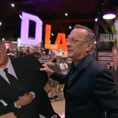 Tom Hanks acepta reto de robar en tienda para Jimmy Kimmel