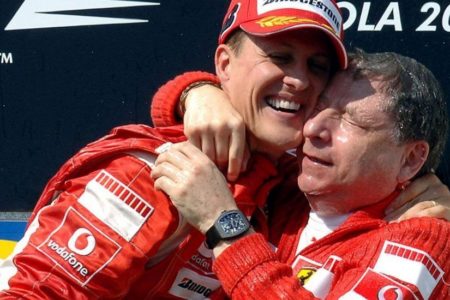 Exjefe de Ferrari dice: “Michael Schumacher mejora, vimos juntos la carrera del domingo”