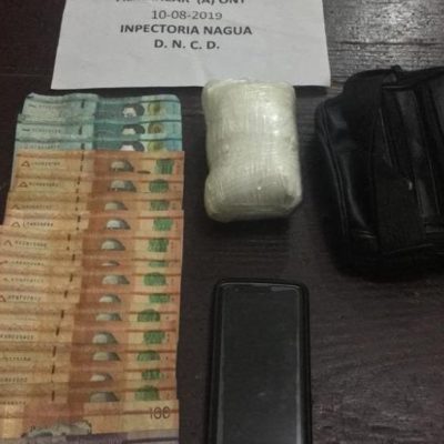 DNCD apresa hombre y ocupa más de medio kilo de cocaína en Nagua