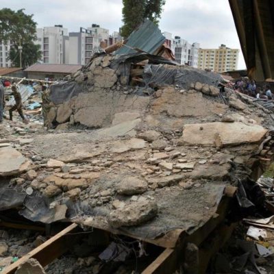 Al menos 7 niños muertos y 64 heridos al derrumbarse una escuela en Nairobi