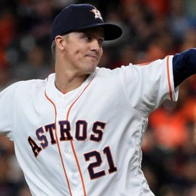 Lanzador Zack Grinke lanza sólido partido en paliza de Astros 15-0 ante Oakland