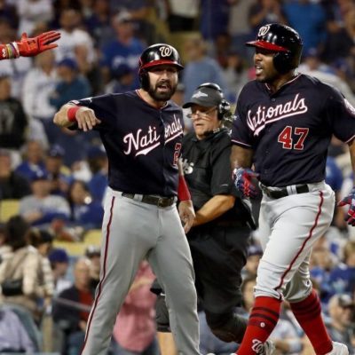 Nacionales remontan con grand sland de Kendrick y eliminan a Dodgers