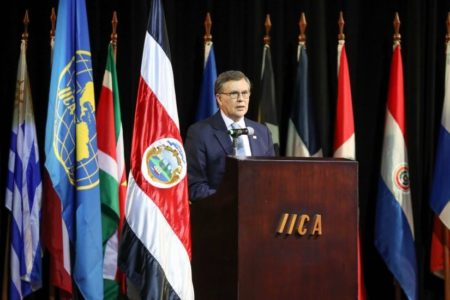 Director General del IICA: “Agricultura puede ser la mejor política social”