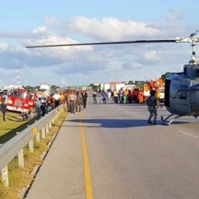 Testigo accidente Autovía del Coral ofrece versión contraria a la brindada por dueños del autobús involucrado