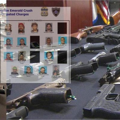 Arrestan 18 pandilleros trinitarios con armas de fuego y drogas en Massachusetts