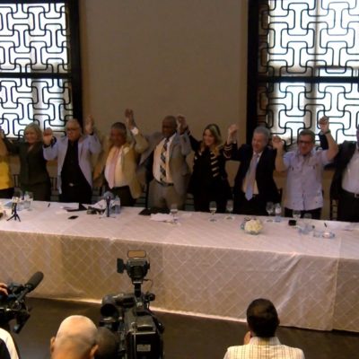 CANDIDATOS ALCALDES DEL PARTIDO FUERZA DEL PUEBLO Y ALIADOS FIRMAN ACUERDO PARA TRABAJAR EN CONJUNTO PROBLEMÁTICAS DEL GRAN SANTO DOMINGO Y DISTRITO NACIONAL