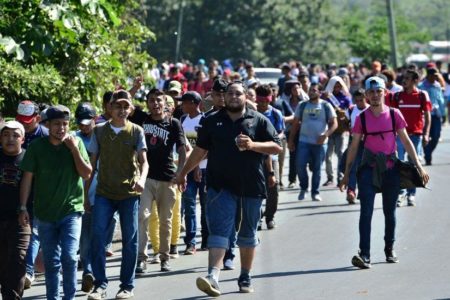 ONU pide a México que evite uso de la fuerza ante caravanas de migrantes