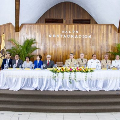 Pleno JCE participa en acto de lanzamiento del Programa de Capacitación de Instructores de la Policía Militar Electoral para Elecciones Municipales