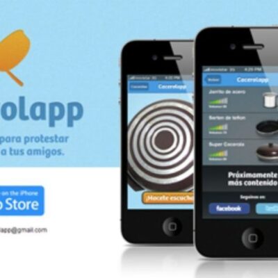 Ingenio millennial: “cacerolapp”, la aplicación móvil para cacerolear aunque no tengas caldero