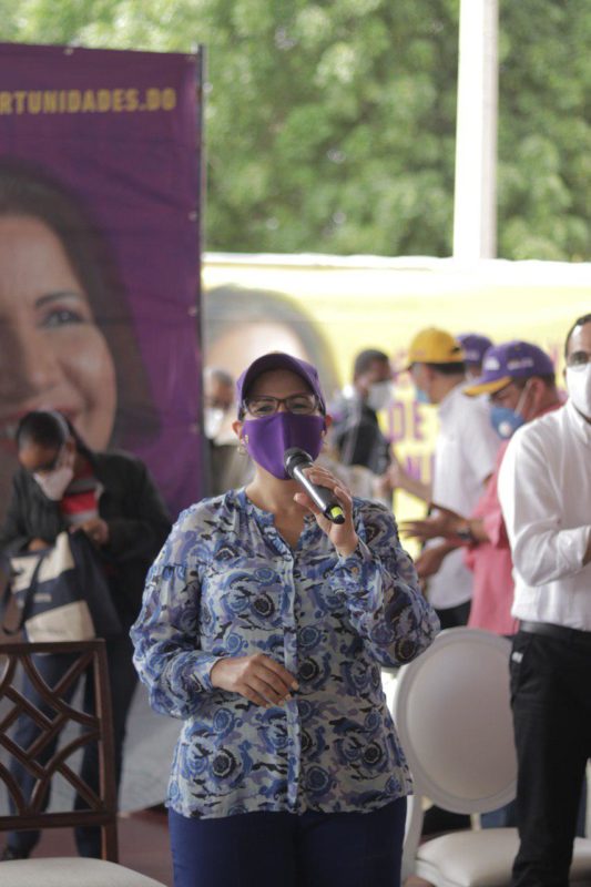 Margarita Cedeño llama votar masivamente el 5 de julio; pide defender el voto peledeísta