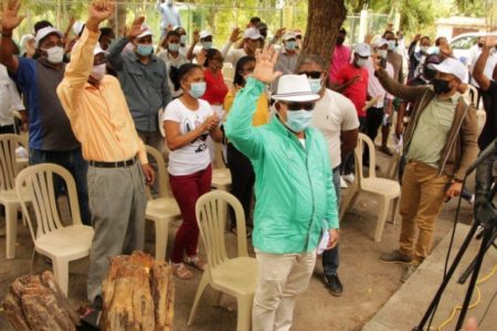 Sector Externo de Luis Abinader juramenta cientos de expeledeístas en el Sur