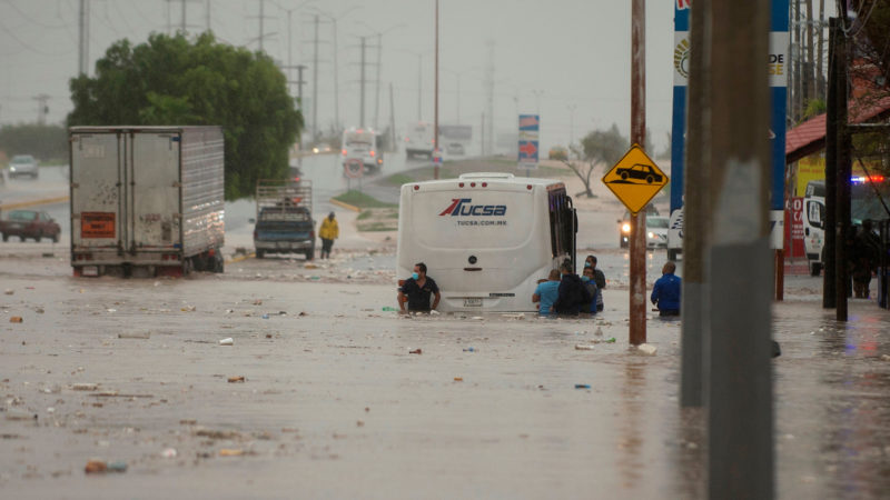 Huracán Hanna deja saldo preliminar de 4 muertos y 6 desaparecidos en México antes de degradarse