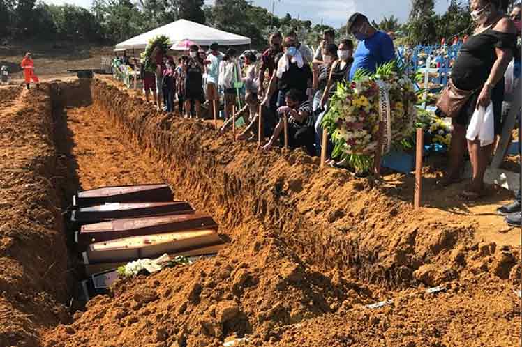 Brasil superaría las 200 mil muertes por Covid-19, según pronósticos