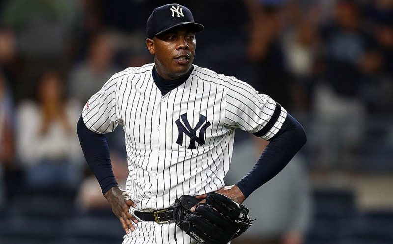 Aroldis Chapman está disgustado con los Yanquis por no reincorporarlo al equipo