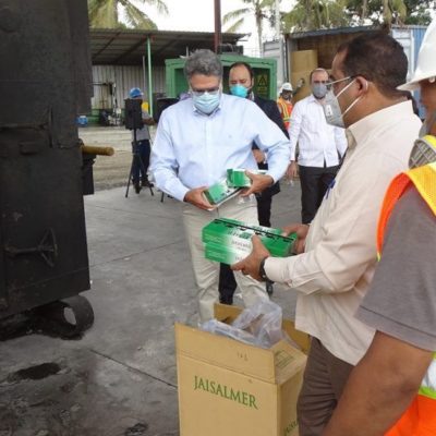 Aduanas destruye 25 millones de cigarrillos ilegales decomisados llegaron a RD