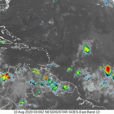 ONAMET vigila onda tropical con 60% probabilidad de convertirse en ciclón