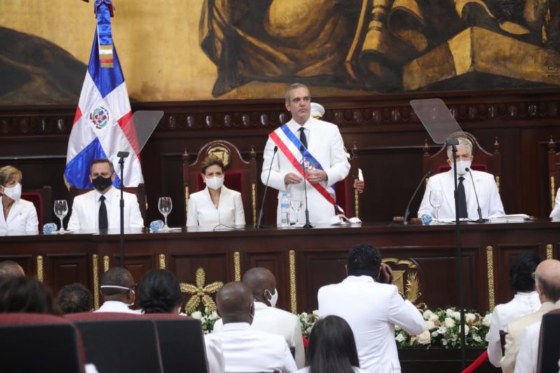 Discurso del presidente Luis Abinader en el acto de toma de posesión ante la Asamblea Nacional