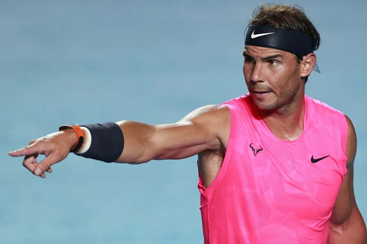 El español Rafael Nadal renuncia a participar en el Abierto de Estados Unidos