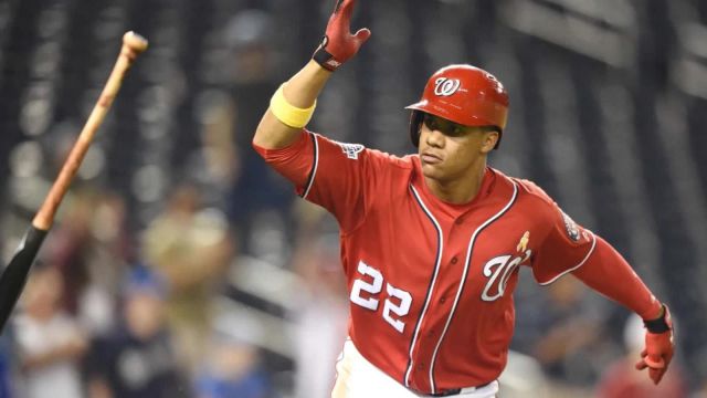 El dominicano Juan Soto conectó dos jonrones en derrota de los Nacionales